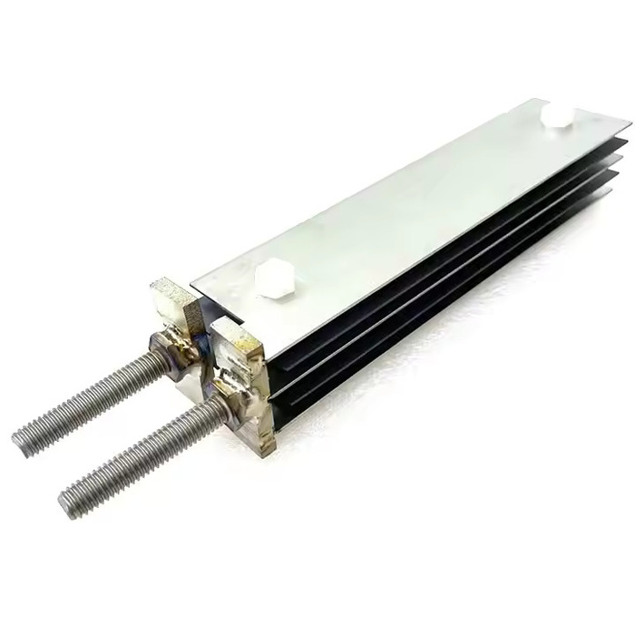 Titanium anode for treating sodium bromide wastewater